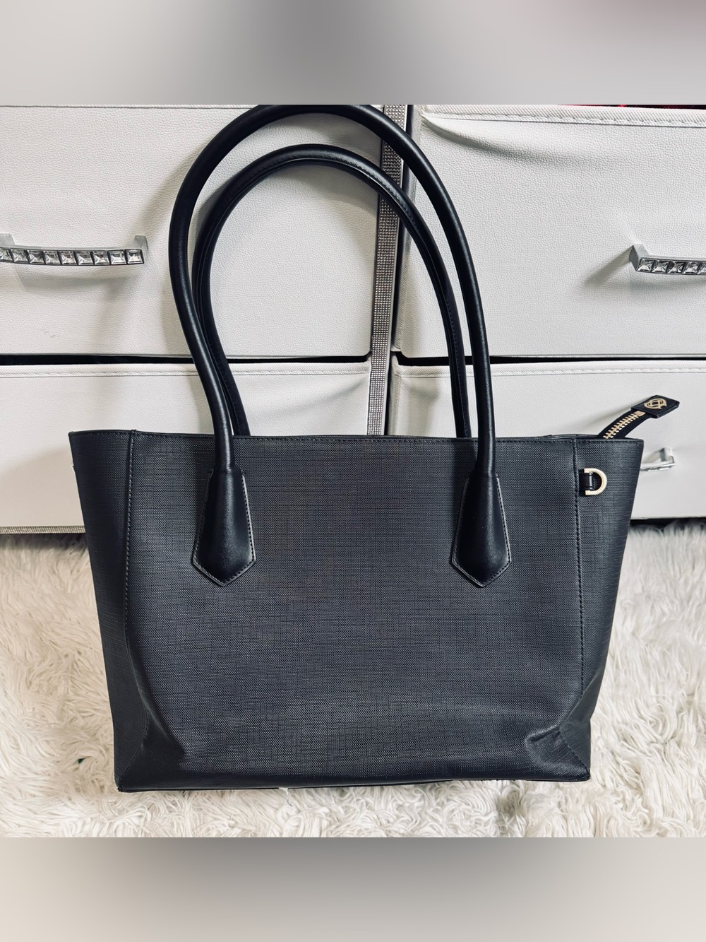 Dagne Dover signature legend tote in black